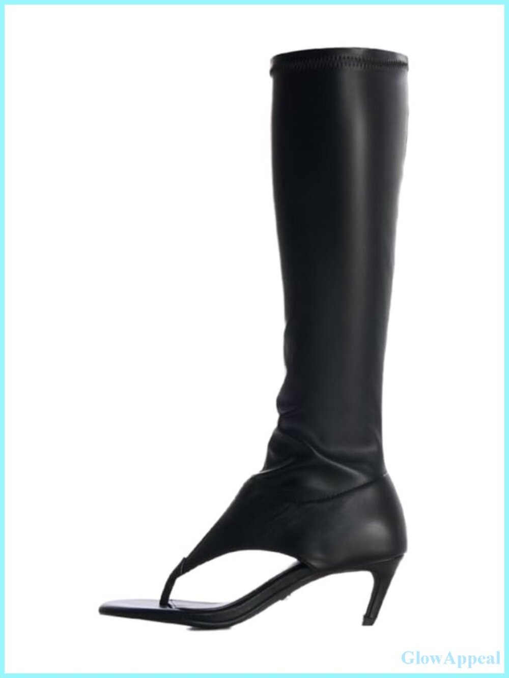 Women's Thong Sandals Open Toe Knee High Kitten Heels Sandal Boots